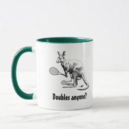 Dubblor nån? Kangaroo Tennis Mugg