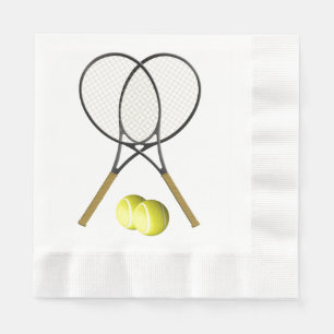 Dubblor Tennis Sport Disposable Napkin Pappersservett