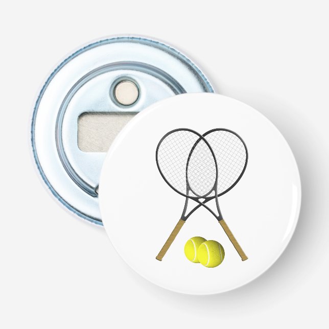 Dubblor Tennis Sport Theme Flasköppnare (Framsidan)