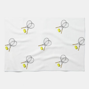 Dubblor Tennis Sport Theme Kökshandduk