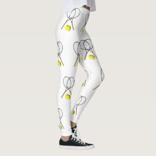 Dubblor Tennis Sport Theme Leggings
