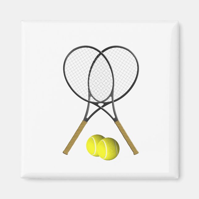 Dubblor Tennis Sport Theme Magnet (Framsidan)