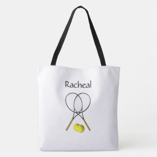 Dubblor Tennis Sport Theme Personlig Tote Bag Tygkasse