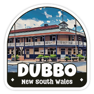 Dubbo, NSW Australia Sticker Klistermärken