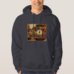 Duben för musik för DUBSTEP-vinyldubplates klive Hoodie
