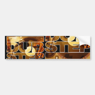 Duben för musik för DUBSTEP-vinyldubplates kliver Bildekal