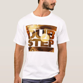 Duben för musik för DUBSTEP-vinyldubplates kliver Tee Shirt
