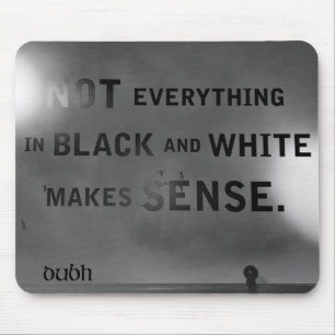 Dubh & Bán Mousepad Musmatta