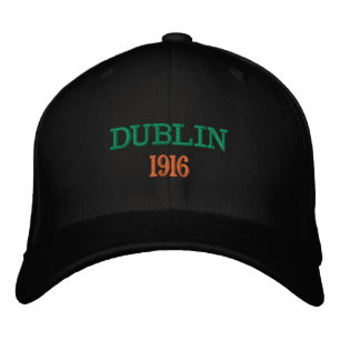 Dublin 1916 kvalitets- ullbaseballmössa broderad keps