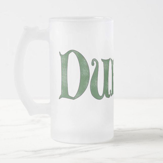 Dublin Beer Stein Frostat Ölglas (Vänster)