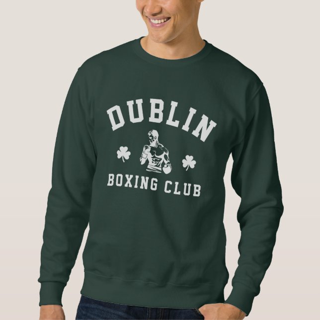 Dublin Boxningsklubb Lång Ärmad Tröja (Framsida)