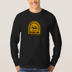 Dublin CA Vintage Stil norra Kalifornien T Shirt
