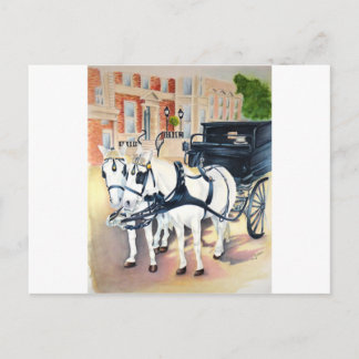 Dublin Carriage ride through St Stephens Grönt Vykort