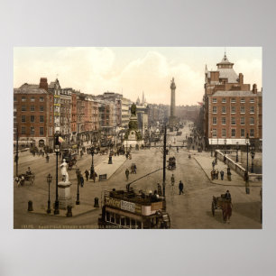 Dublin City View Poster