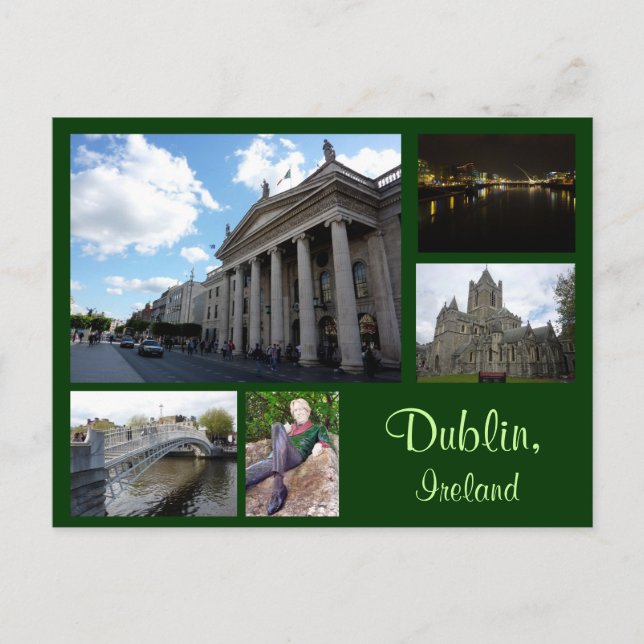 Dublin Collage Vykort (Framsida)