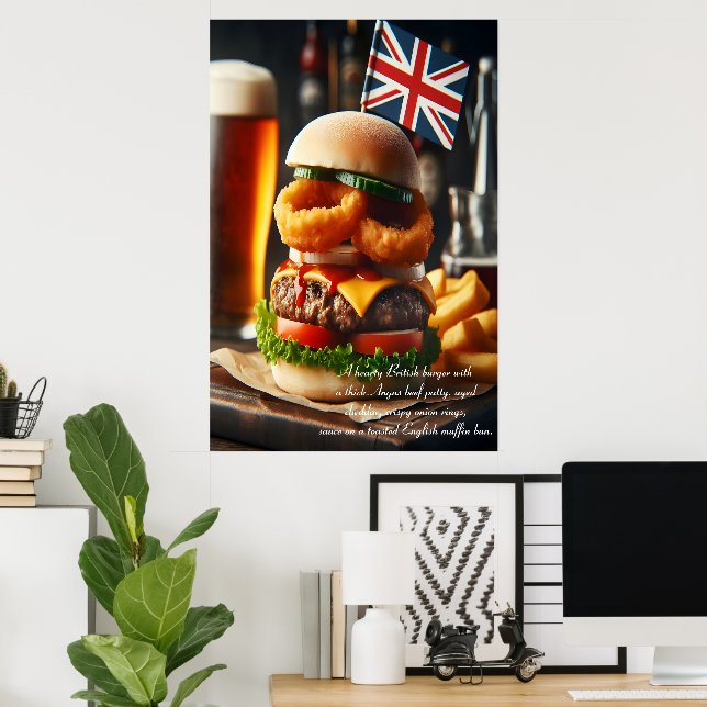Dublin Delight Burger 24x36 Poster (Hemmakontoret)