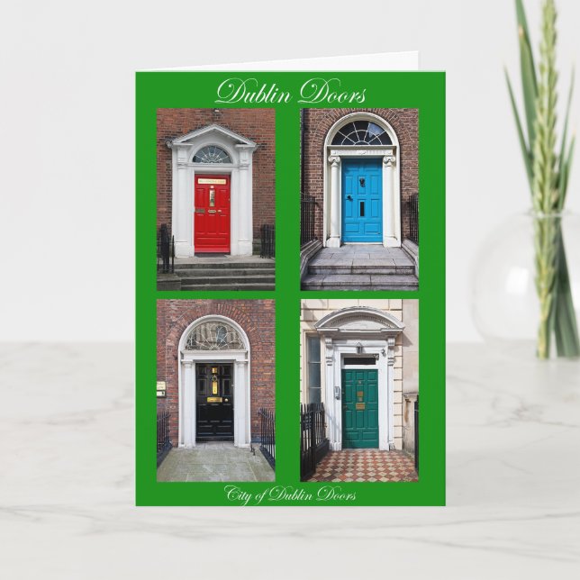 Dublin Doors Kort (Framsida)