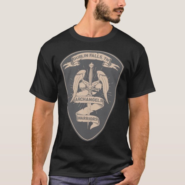 Dublin Falls-logotyp Kortärmad t-shirt herr 5XL (Framsida)