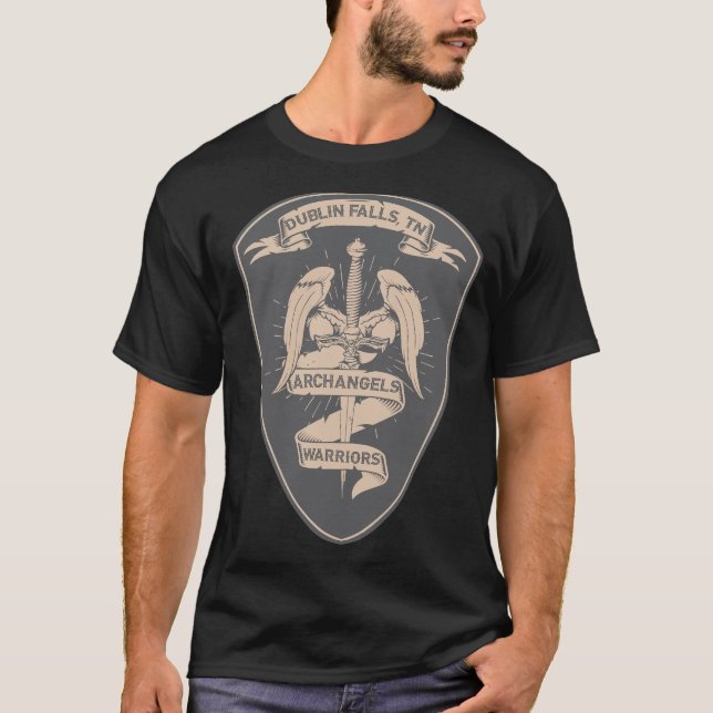 Dublin Falls-logotyp Kortärmad t-shirt Herrar Lg (Framsida)