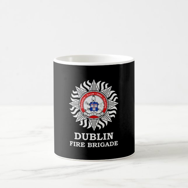Dublin Fire Brigade Irish Firefighter Department Kaffemugg (Center)