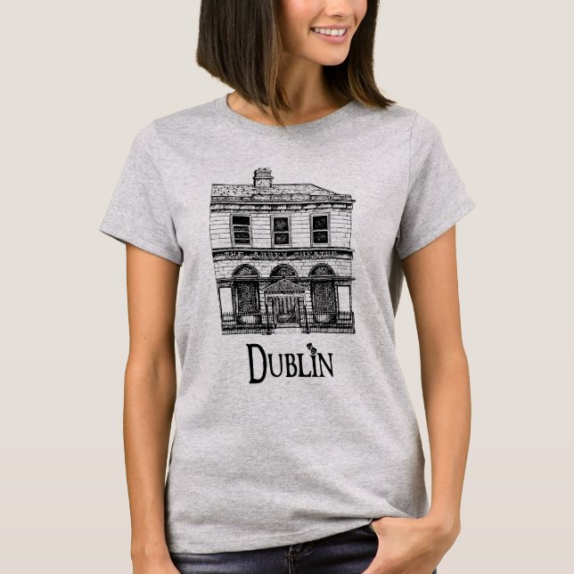 Dublin - Gammal abbey Theater T Shirt (Framsida)
