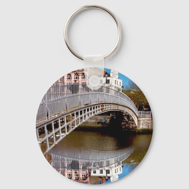 Dublin Halfpenny Bridge Nyckelring (Framsida)