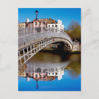 Dublin Halfpenny Bridge Vykort