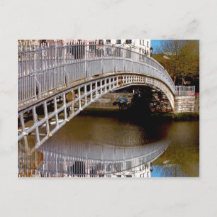 Dublin Halfpenny Bridge Vykort