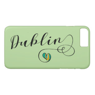 Dublin Heart Cell Phone Case, Irland