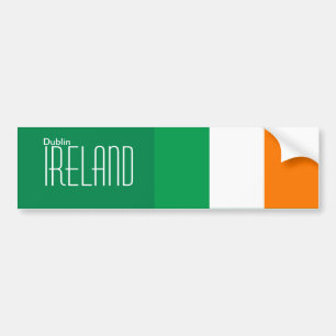 Dublin, Ireland Bumper Sticker Bildekal