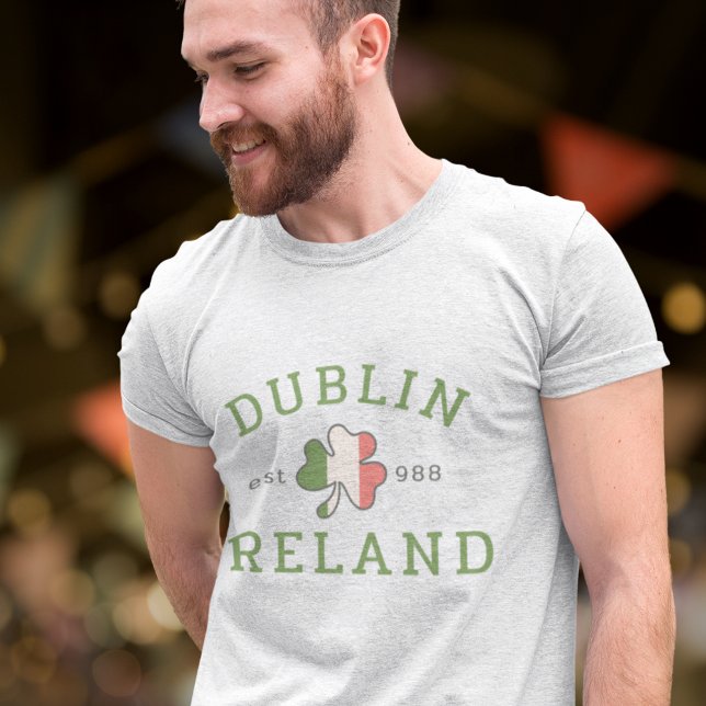 Dublin Ireland Est. 988 St. Patrick's Day T Shirt (Skapare uppladdad)
