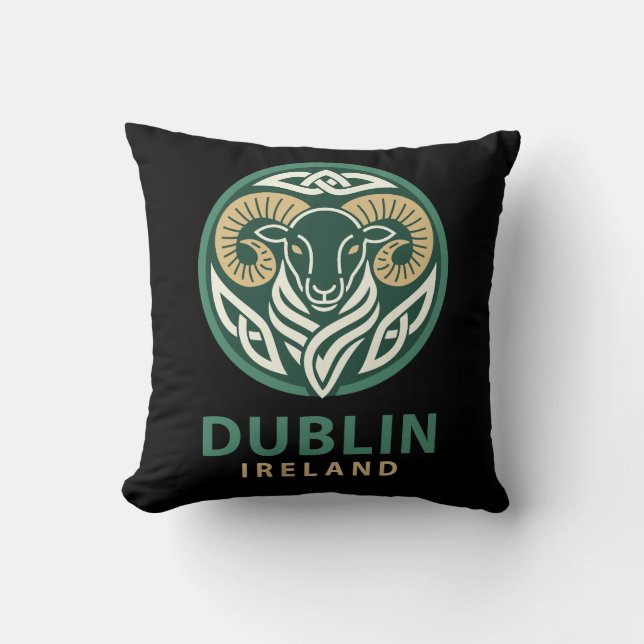 Dublin Ireland Europe Kudde (Framsida)