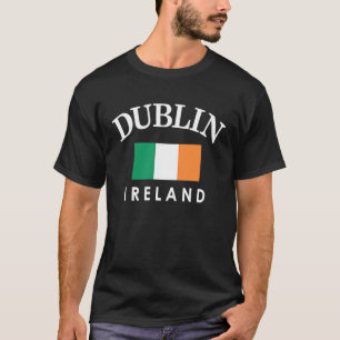 Dublin Ireland Flagga St patrick's day T Shirt