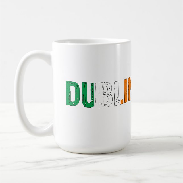 Dublin Ireland Kaffemugg (Vänster)