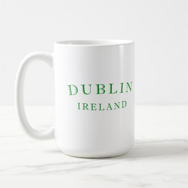 Dublin Ireland Kaffemugg (Vänster)