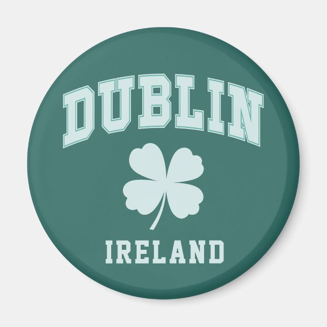 Dublin Ireland Magnet (Framsidan)