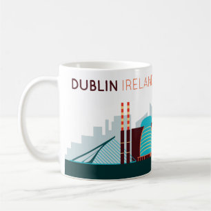 Dublin Ireland Skyline Coffee Mugg