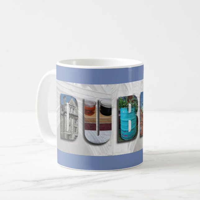 Dublin Ireland Travel Kaffemugg (Framsida vänster)