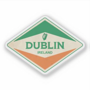Dublin Ireland Vintage Klistermärken