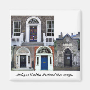 Dublin Irland, Antique Doorways Magnet