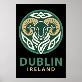 Dublin Irland Europa Poster