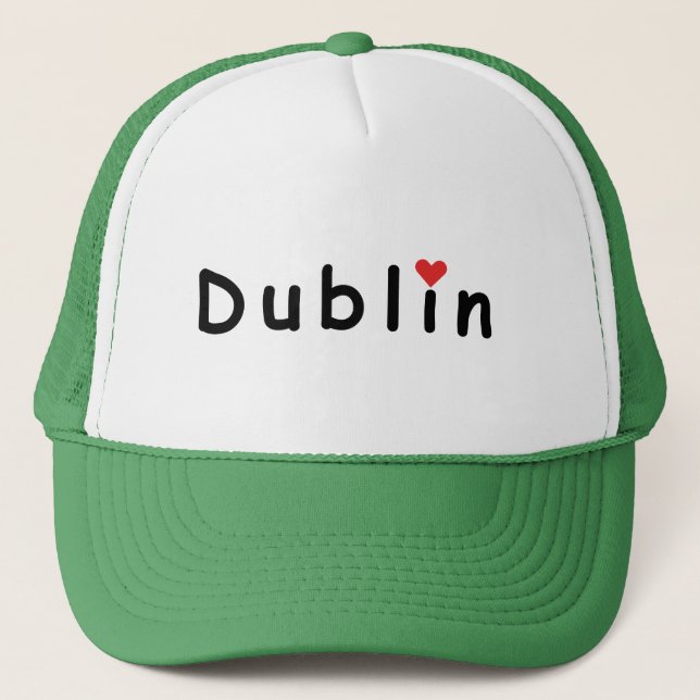 Dublin Irland, I kärlek Dublin Keps (Framsida)