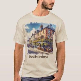 Dublin Irland Irländsk Pub Herrkläder T-Shirt