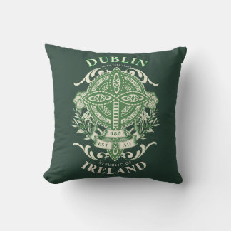 Dublin Irland Irländskt Keltiskt Kors Kudde