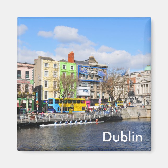Dublin. Irland Magnet (Framsidan)