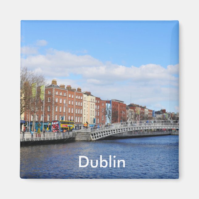 Dublin. Irland Magnet (Framsidan)