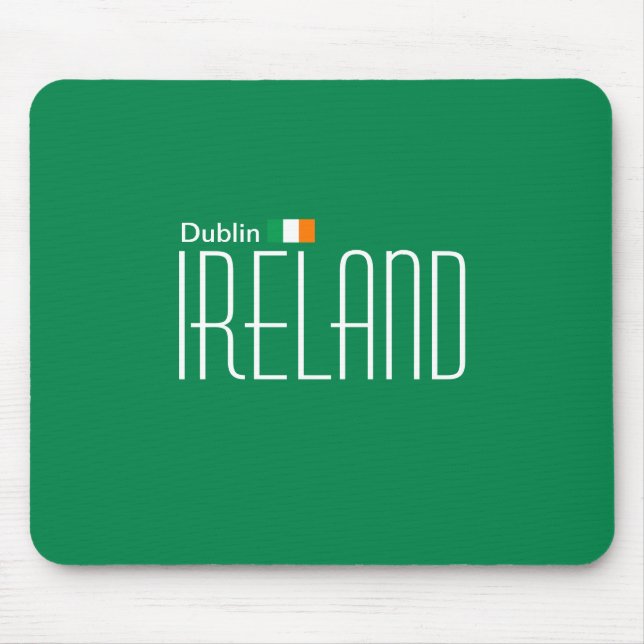 Dublin Irland Mousepad Musmatta (Framsidan)