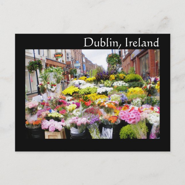 Dublin, Irland, vykort (Framsida)