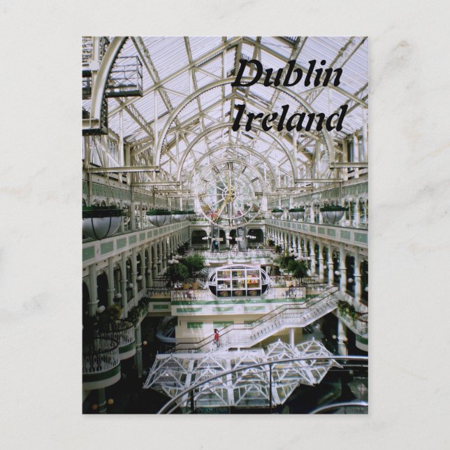 Dublin, Irland, vykort (Framsida)