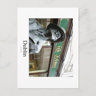Dublin, Irlanda, Café Kylemore, James Joyce Statue Vykort